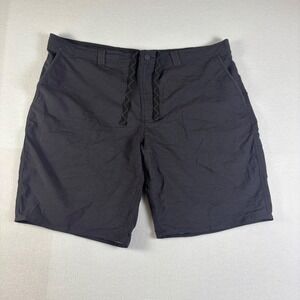Lauren Ralph Lauren Mens Shorts Size 42 Black Drawstring Waist Casual Outdoor